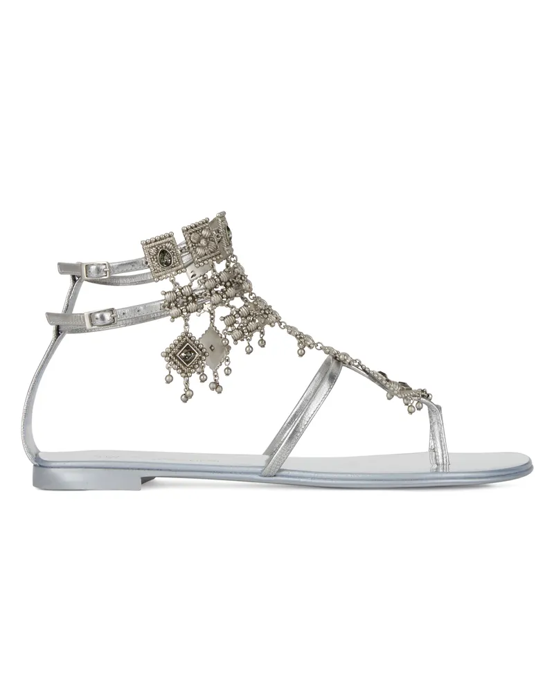 Giuseppe Zanotti AMIRA Flats Silver