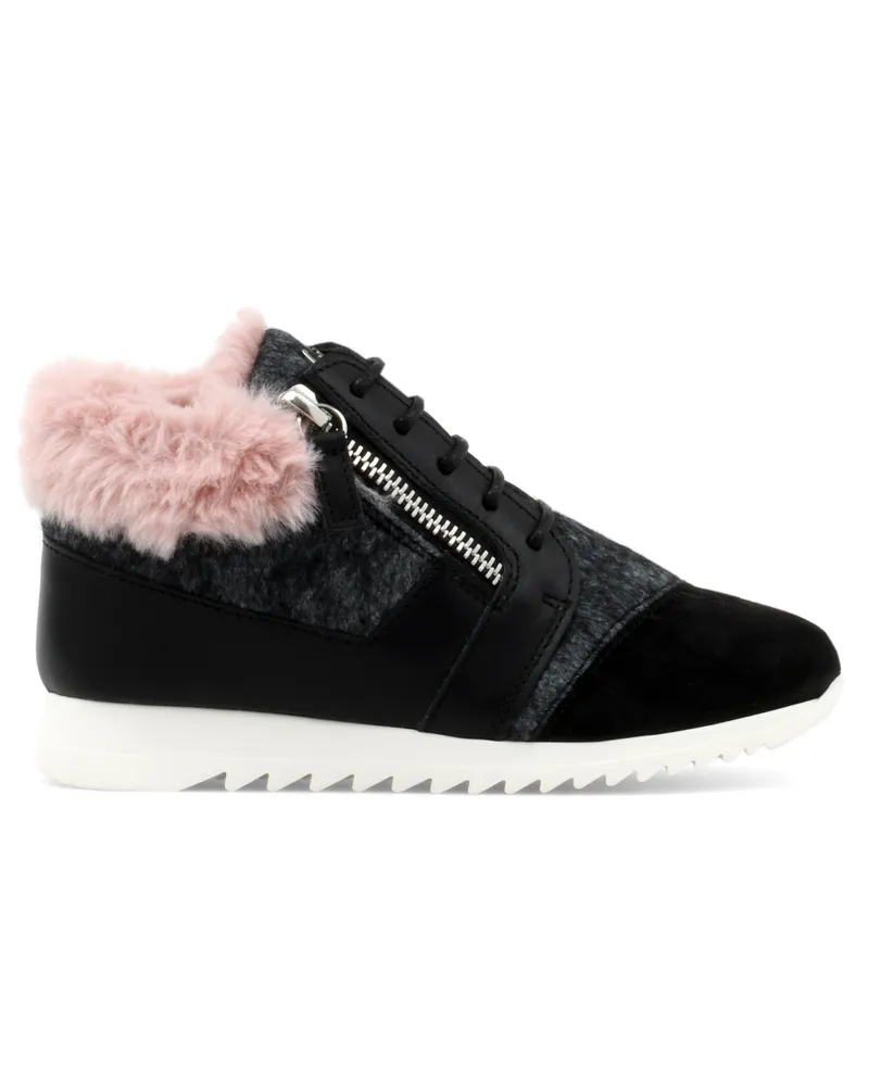 Giuseppe Zanotti RUNNER JR. Low-top sneakers Black