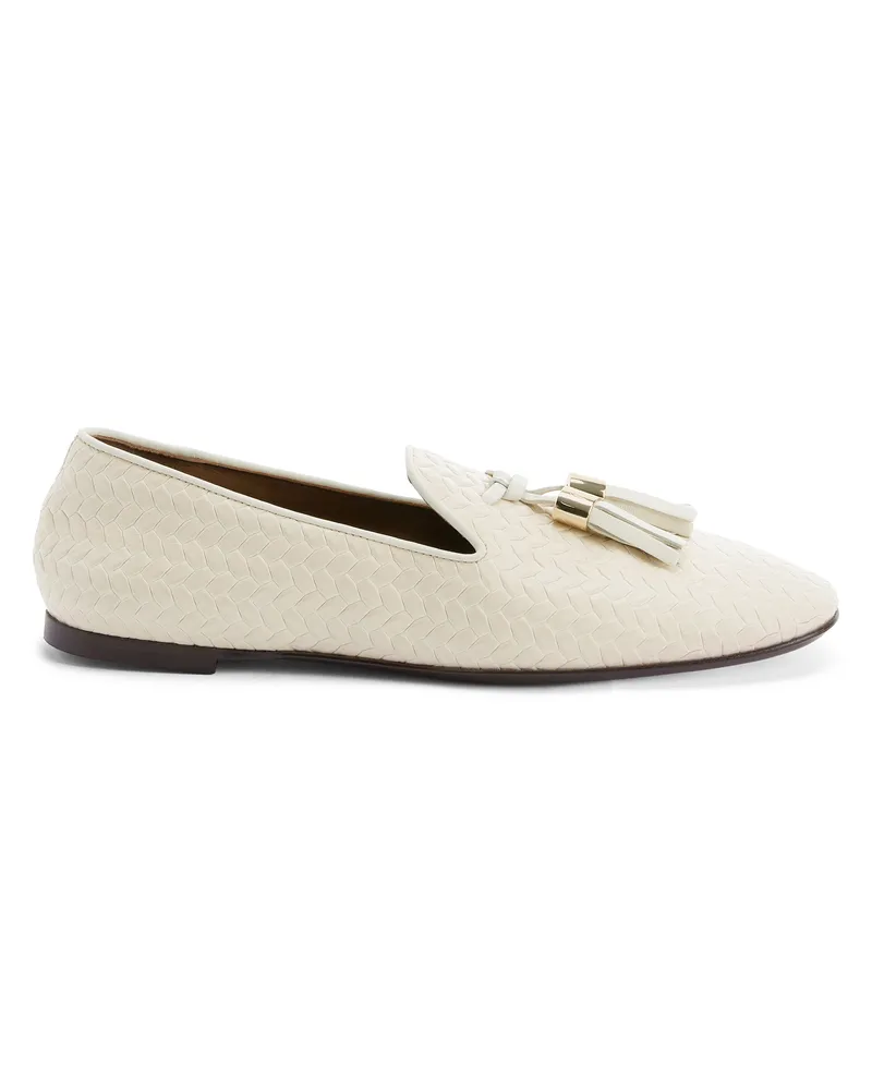 Giuseppe Zanotti GZ-WEAVE Loafers Beige