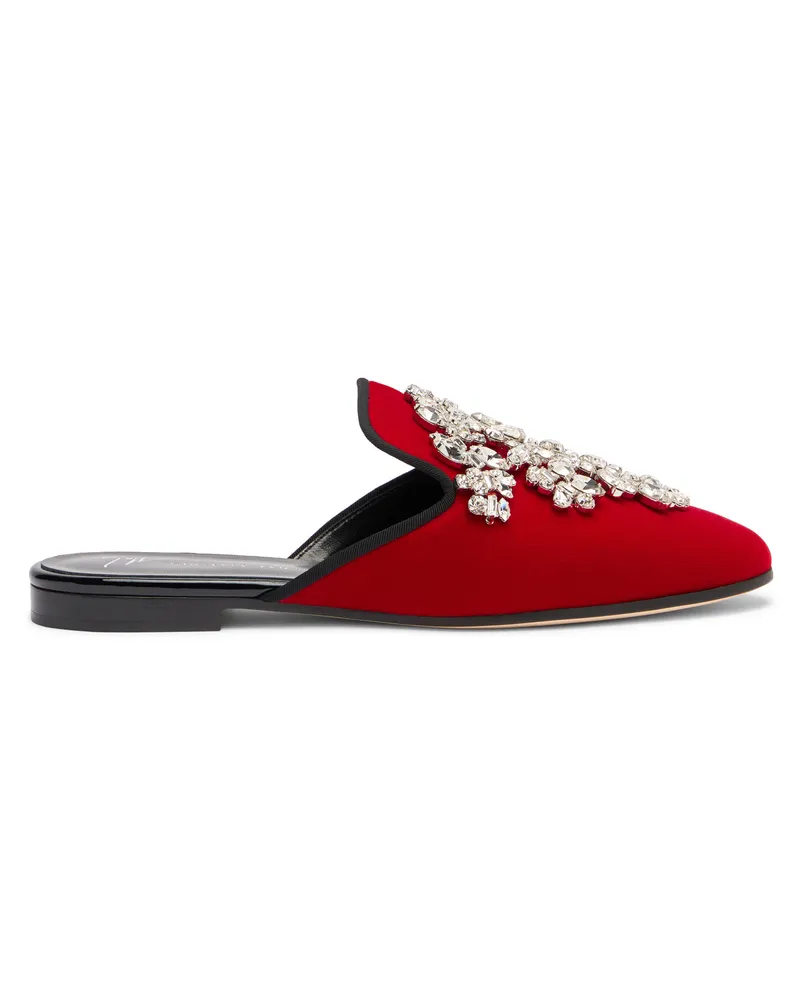 Giuseppe Zanotti ELSA CRYSTAL Flats Red