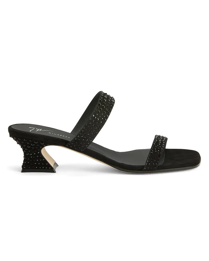 Giuseppe Zanotti AUDE CRYSTAL Sandals Black