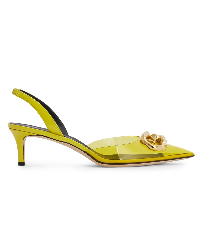Giuseppe Zanotti EJECTA PLEXY Pumps Yellow