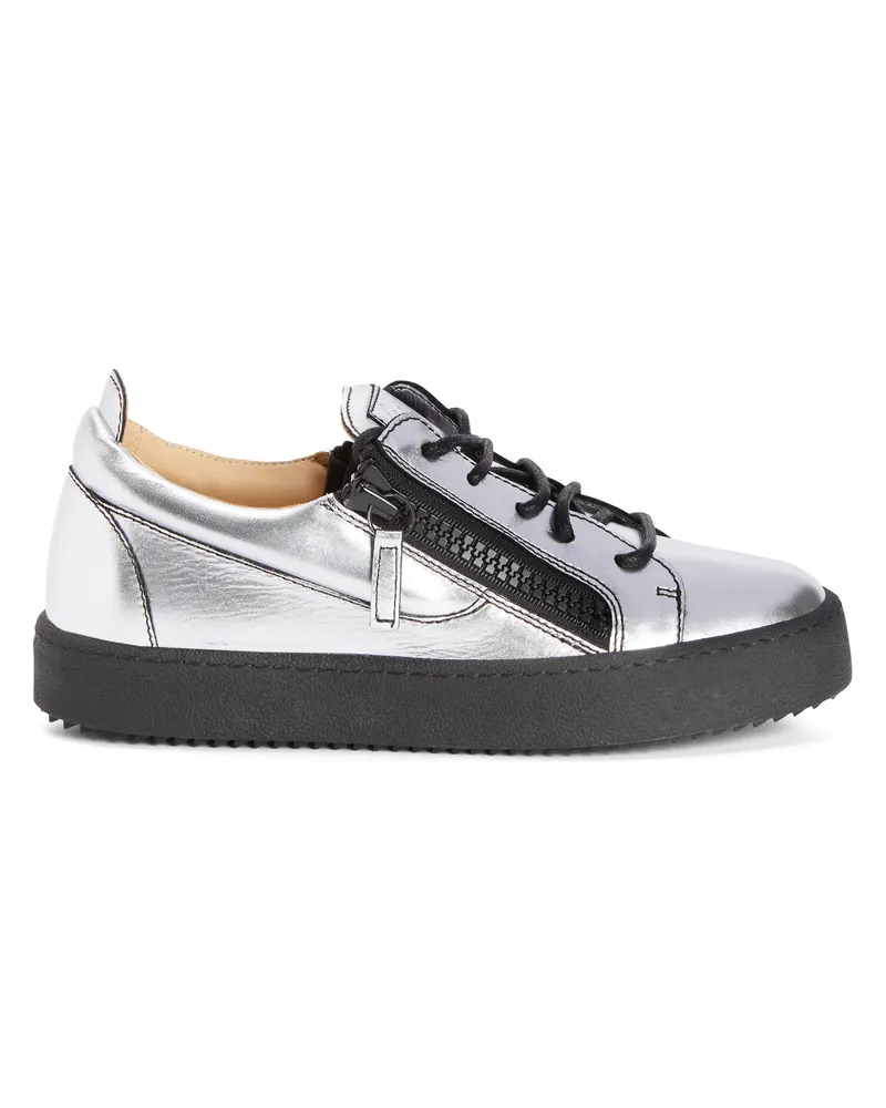 Giuseppe Zanotti GAIL Low-top sneakers Silver