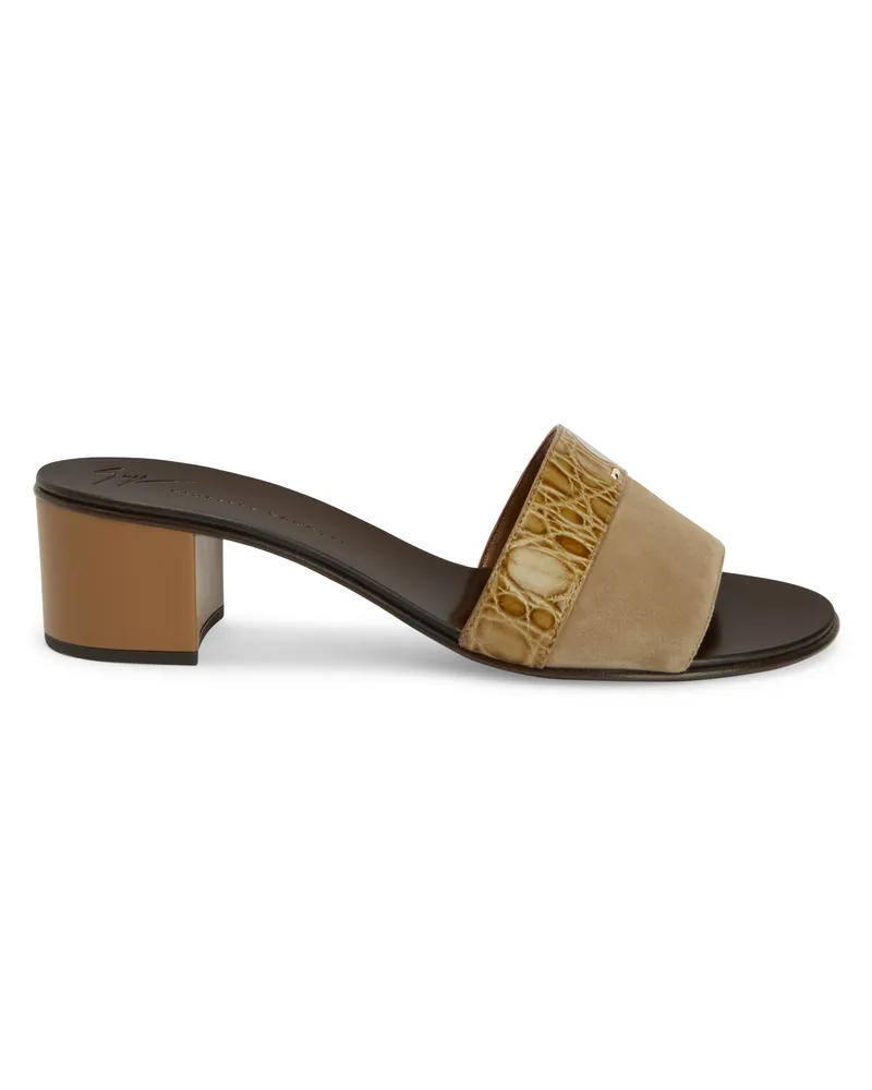 Giuseppe Zanotti ROOSE 40 Flats Brown