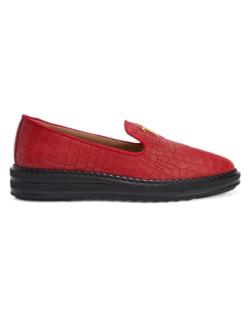 Giuseppe Zanotti TIM Loafers Red