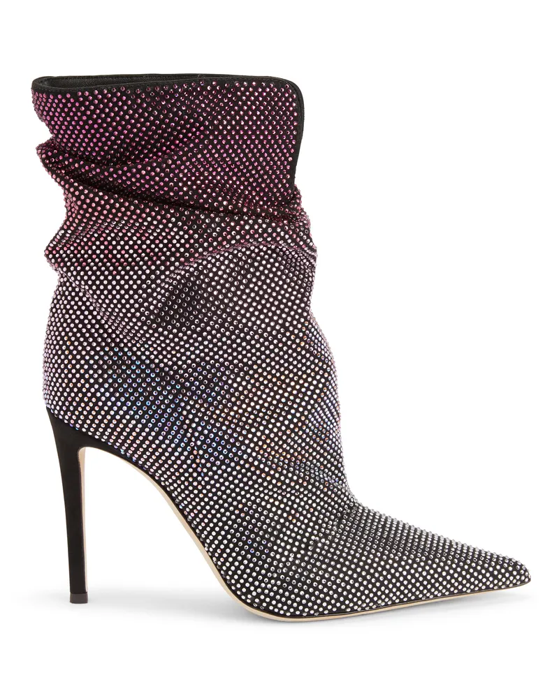 Giuseppe Zanotti YUNAH CRYSTAL Boots Black