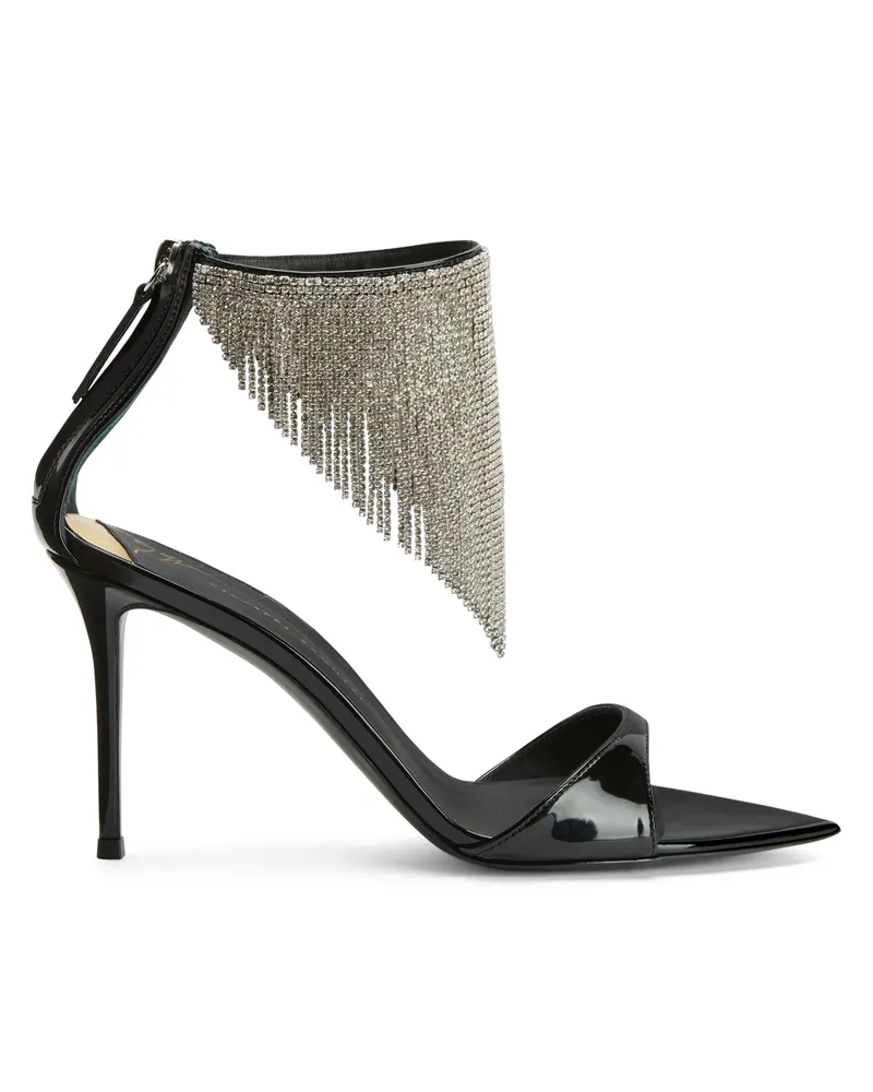 Giuseppe Zanotti INTRIIGO CRYSTAL Sandals Black