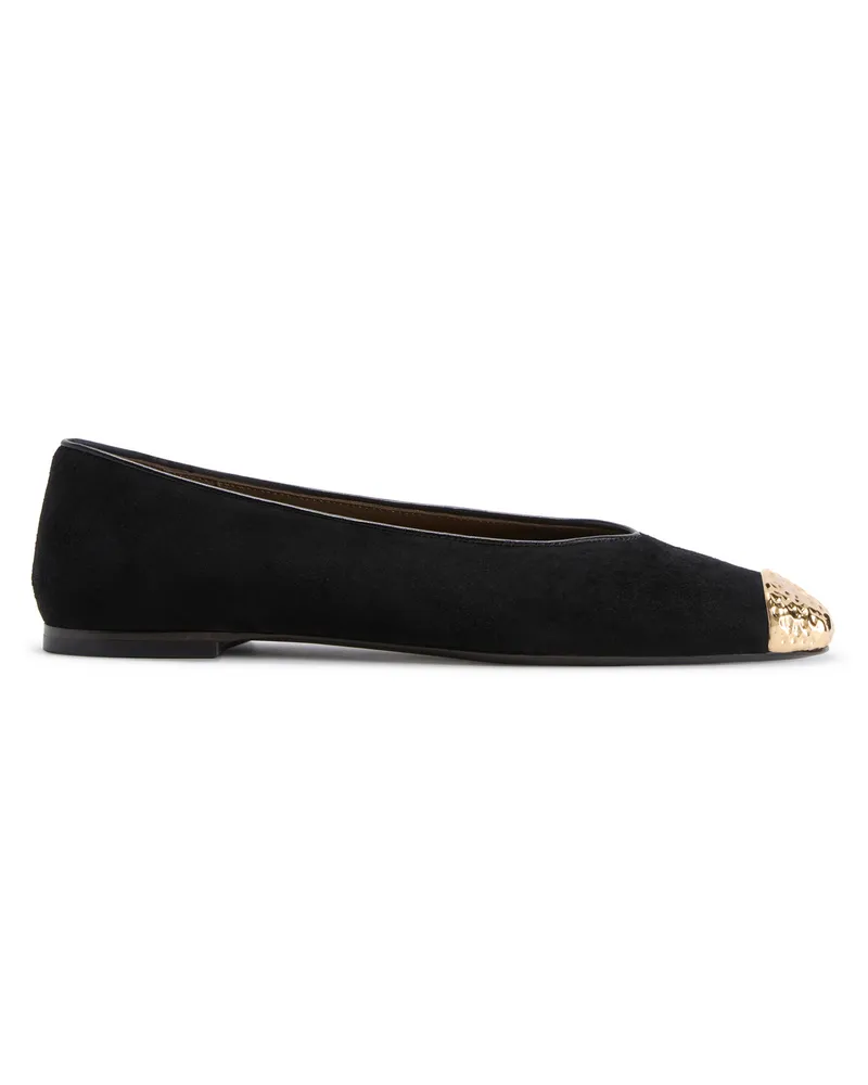Giuseppe Zanotti GEORGIA METAL Flats Black