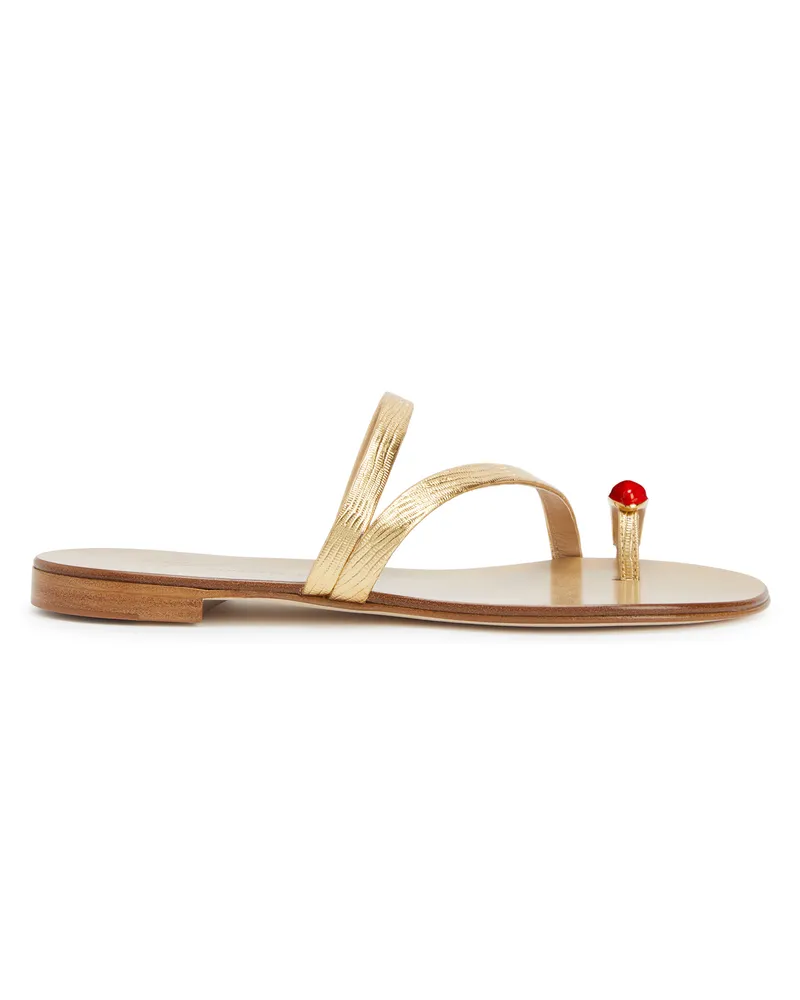 Giuseppe Zanotti FEBE LACQUERED Flats Black