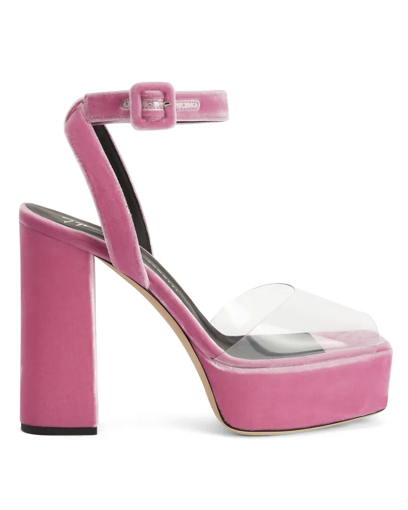 Giuseppe Zanotti NEW BETTY PLEXI Platforms Pink