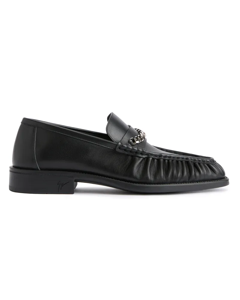 Giuseppe Zanotti WEESTON CHAIN Loafers Black