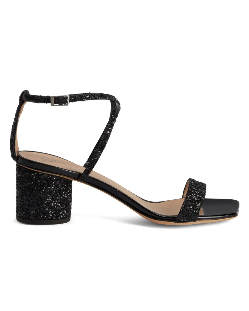 Giuseppe Zanotti TARA GLITTER Sandals Black