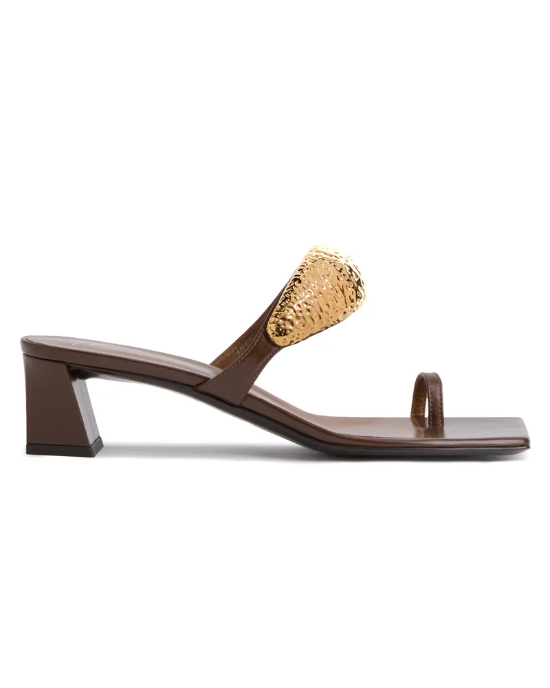 Giuseppe Zanotti GZ-ANIA 45 Sandals Brown