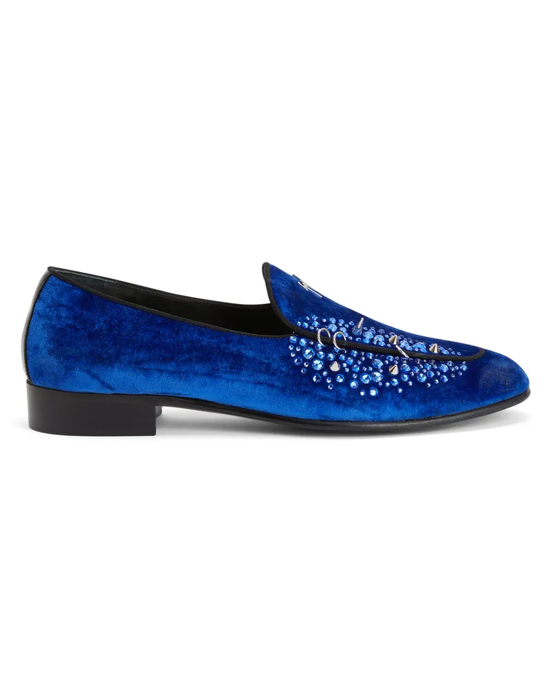 Giuseppe Zanotti ALVARO STUDS moccassins Blue