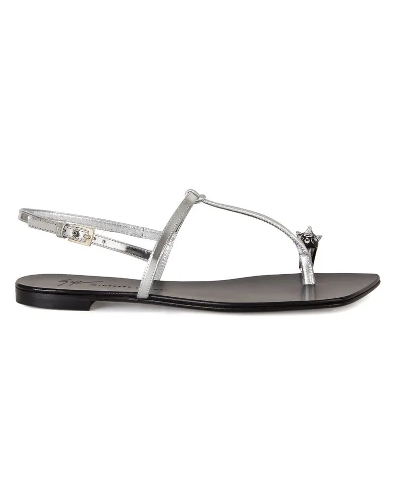 Giuseppe Zanotti CALIPSO Flats Silver