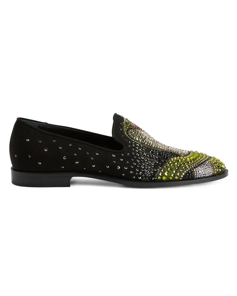 Giuseppe Zanotti GZ-PYTHON Loafers Black