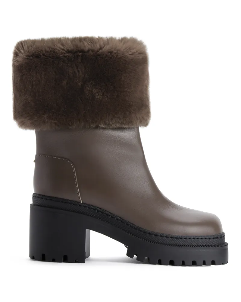 Giuseppe Zanotti MAIRI FUR Boots Brown
