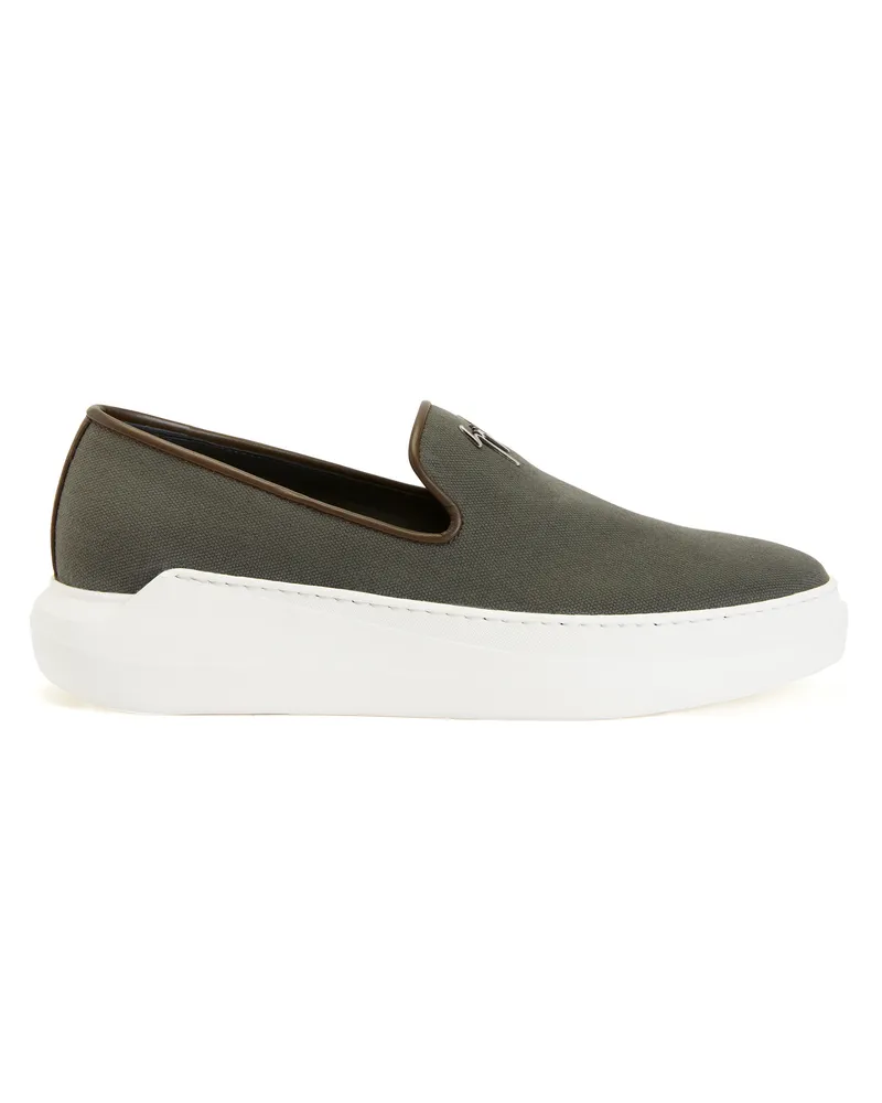 Giuseppe Zanotti CONLEY ZIP Slip-on Green