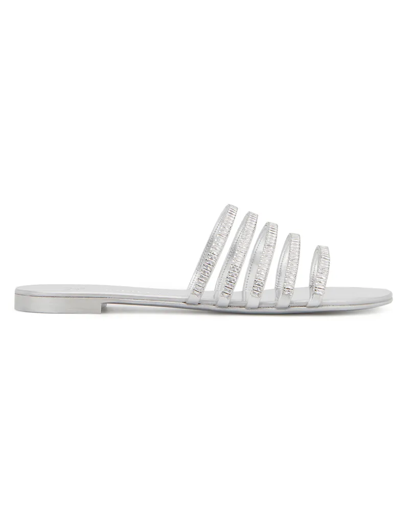Giuseppe Zanotti MICHELA Flats Silver