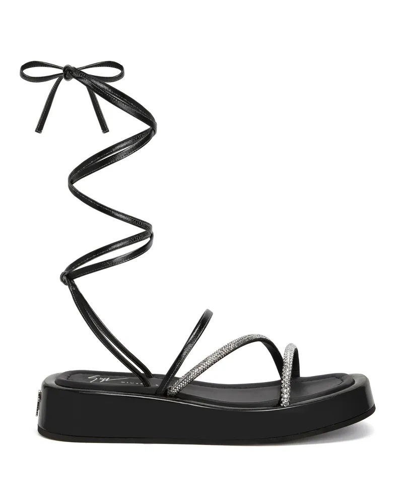 Giuseppe Zanotti MELBURNE LACES Flats Black
