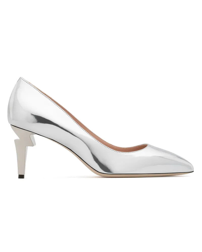 Giuseppe Zanotti G HEEL Pumps Silver