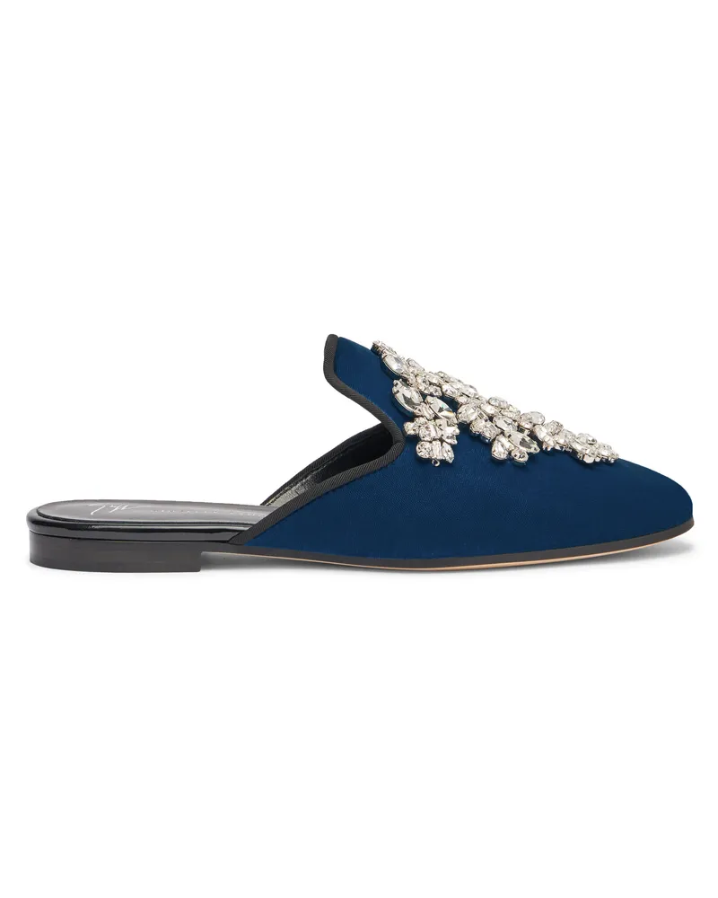Giuseppe Zanotti ELSA CRYSTAL Flats Blue