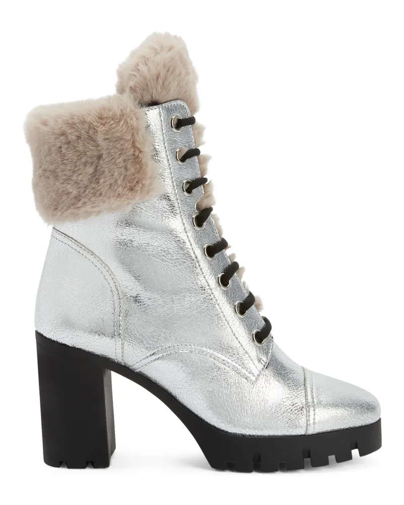 Giuseppe Zanotti MOYRA Ankle boots Silver