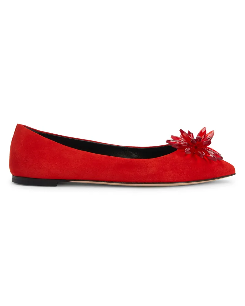 Giuseppe Zanotti VALLIEE Flats Orange