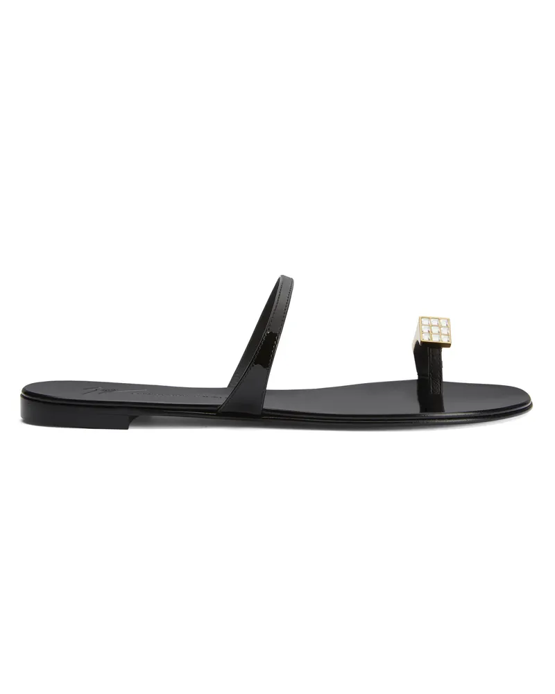 Giuseppe Zanotti DYNAMO RING Flats Black