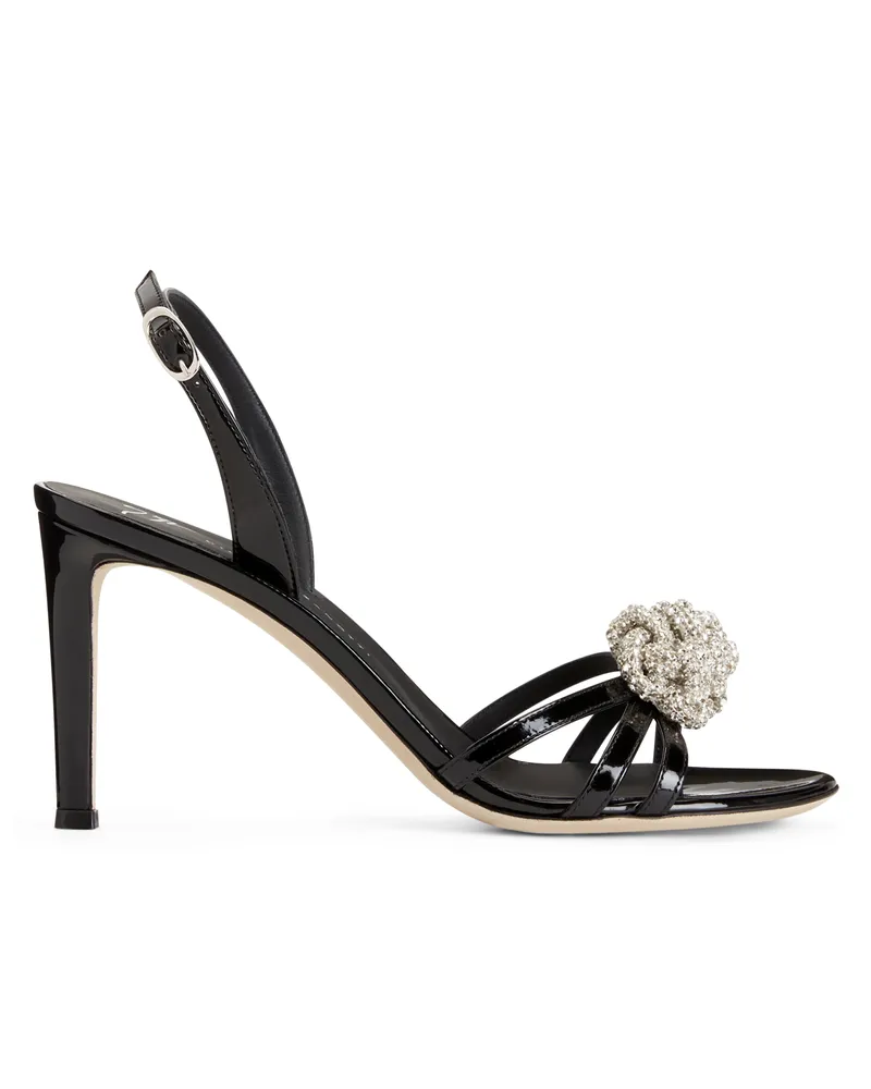 Giuseppe Zanotti EGLANTINE CRYSTAL Sandals Black