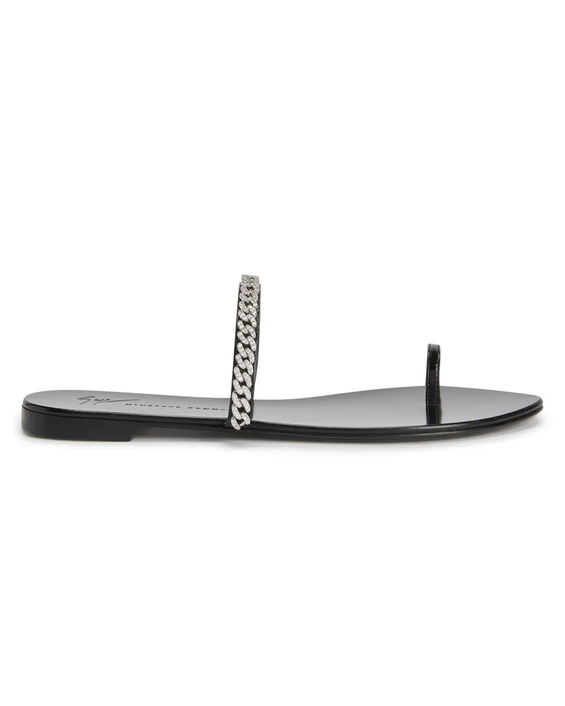 Giuseppe Zanotti INTRIIGO STRING Flats Black