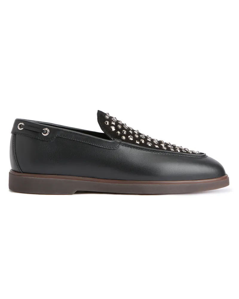 Giuseppe Zanotti THE MAUI STUDS Loafers Black