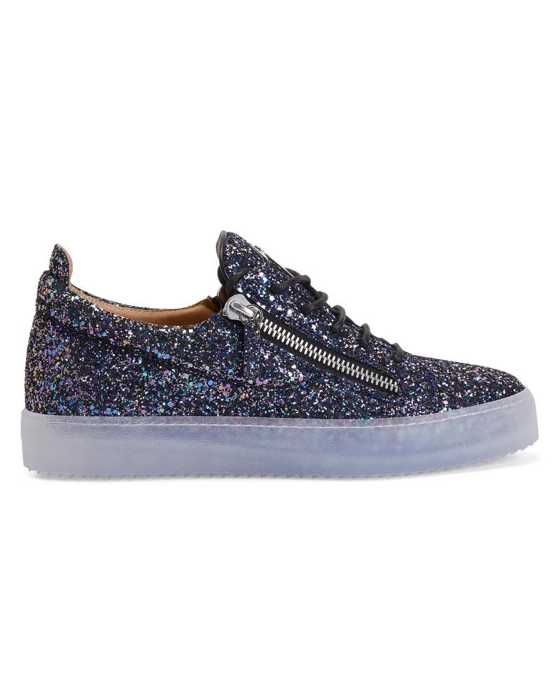 Giuseppe Zanotti GAIL GLITTER Low-top sneakers Black