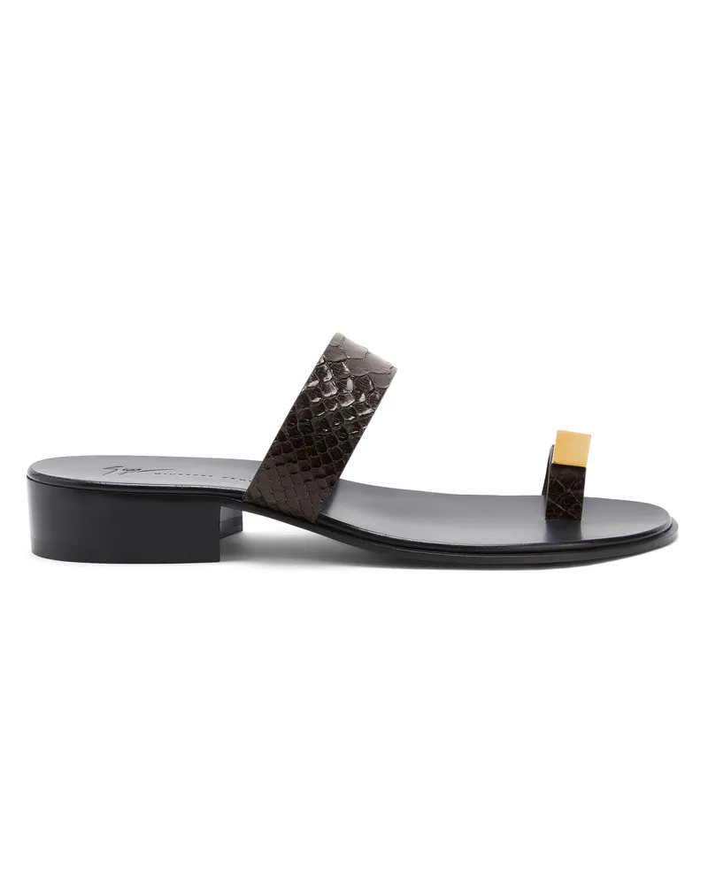 Giuseppe Zanotti BARDACK Flip-Flops Brown