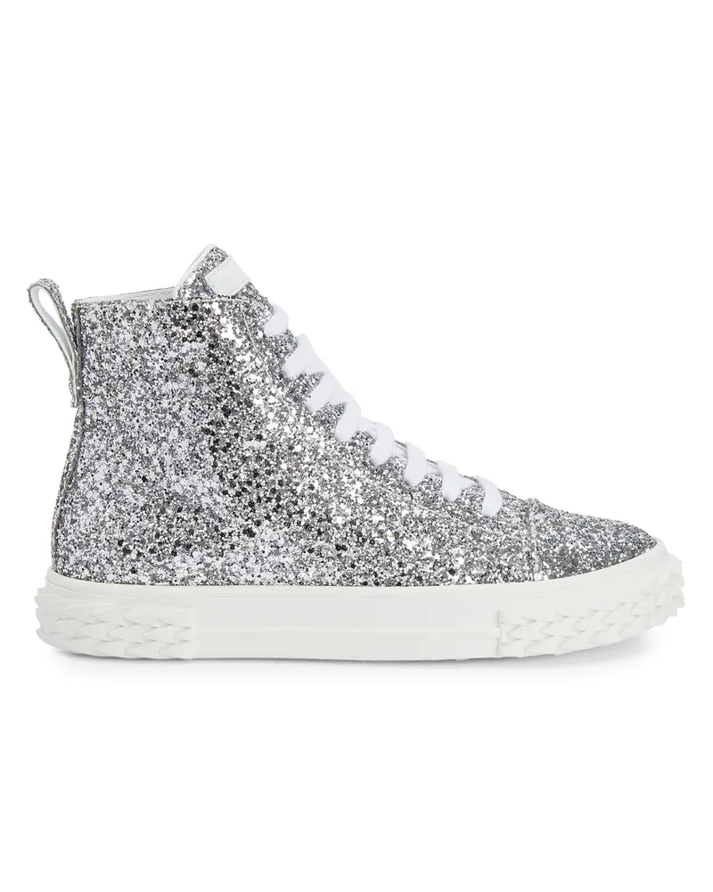 Giuseppe Zanotti ECOBLABBER Mid top sneakers Silver