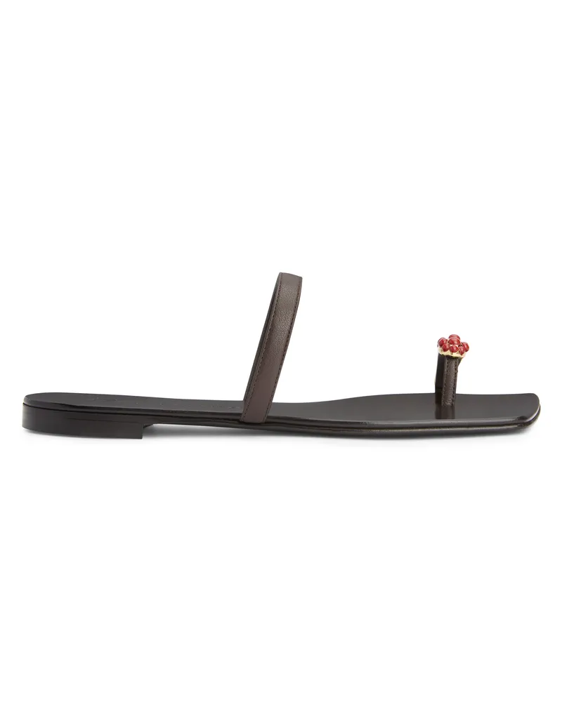 Giuseppe Zanotti ALCHEMISIA RING Flats Brown