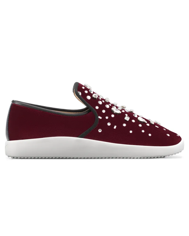 Giuseppe Zanotti THE DAZZLING KIM Low-top sneakers Red