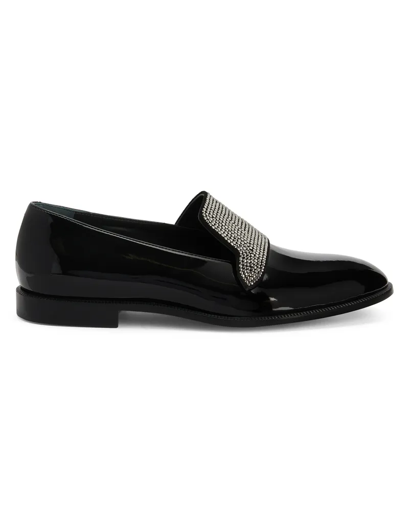 Giuseppe Zanotti EFLAMM CRYSTAL Loafers Black