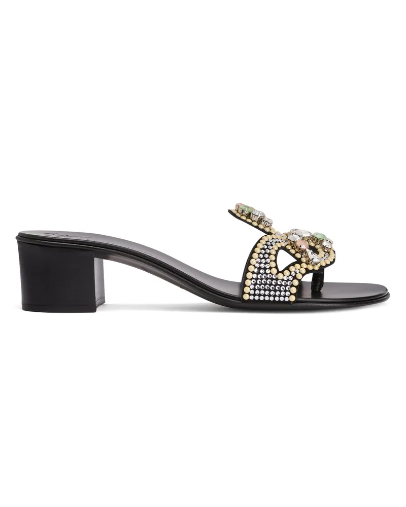 Giuseppe Zanotti TURCHESITE 40 Flip-Flops Black