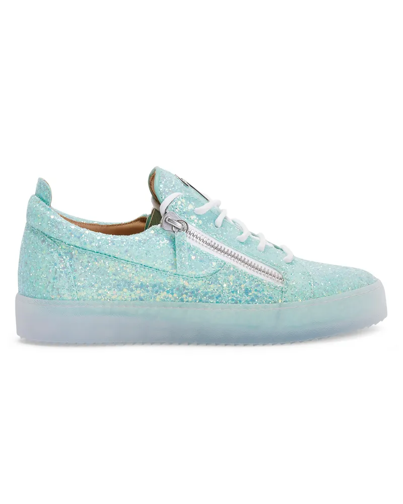 Giuseppe Zanotti GAIL GLITTER Low-top sneakers Blue