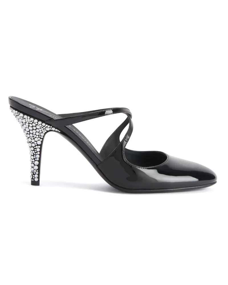 Giuseppe Zanotti MARTHE CRYSTAL Sandals Black