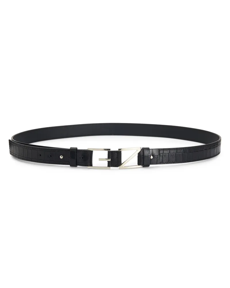 Giuseppe Zanotti GZ BLOCK Belts Black