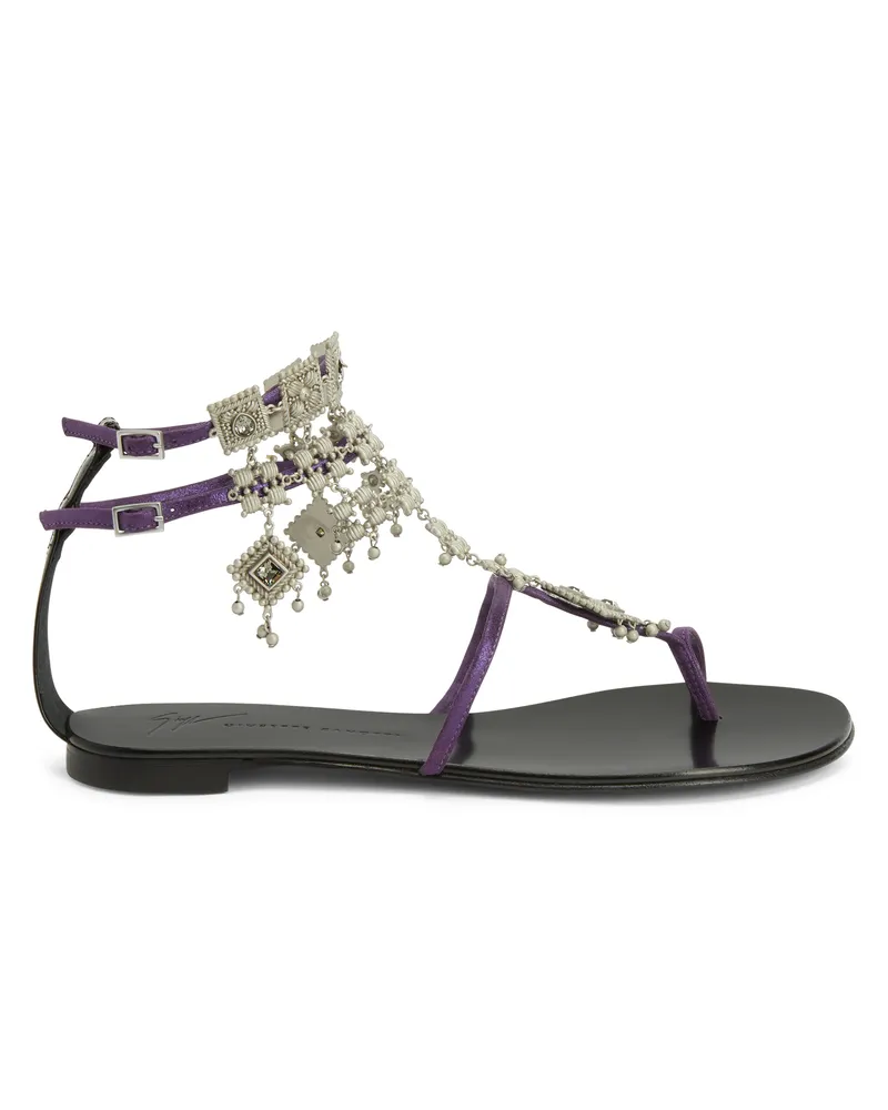 Giuseppe Zanotti AMIRA Flats Purple