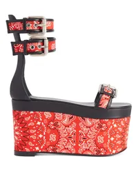 Giuseppe Zanotti BANDANA WEDGE Sandalen Red