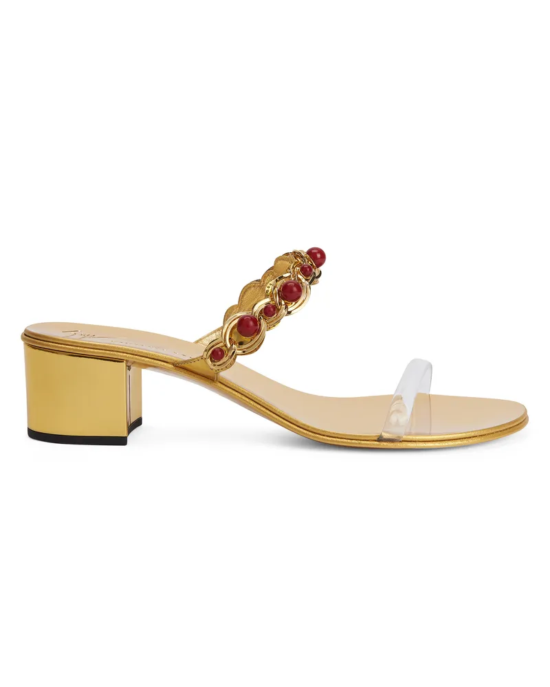 Giuseppe Zanotti MARGUERITHE Sandals Gold