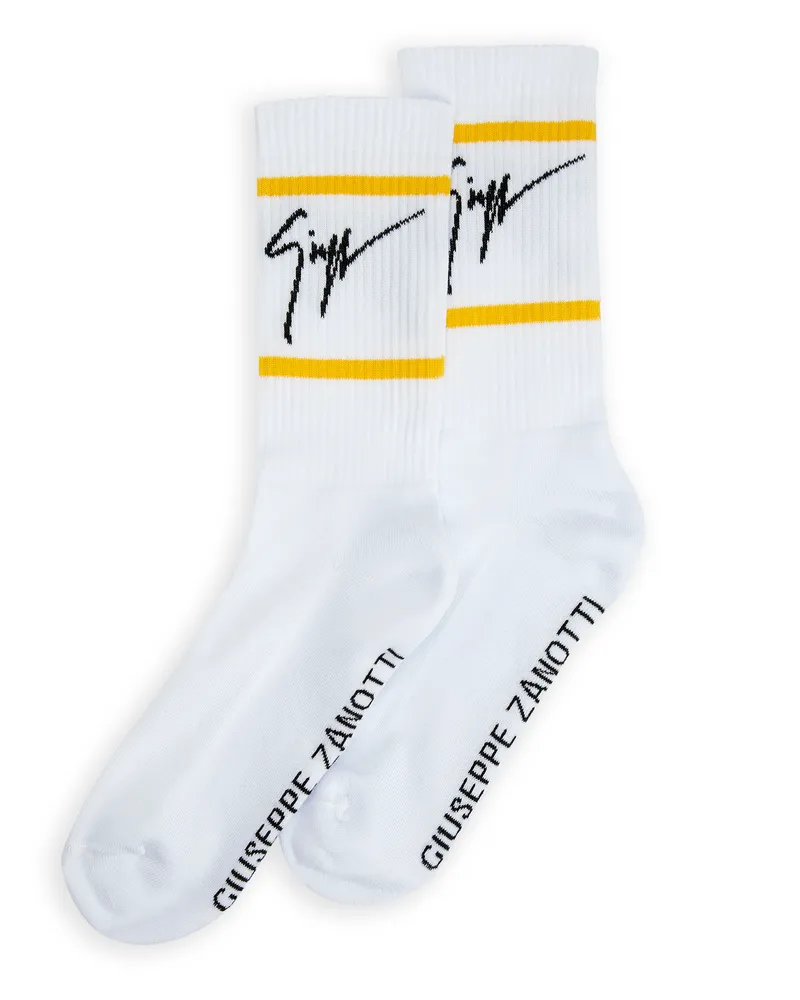 Giuseppe Zanotti GZ-SOCKS Socks White