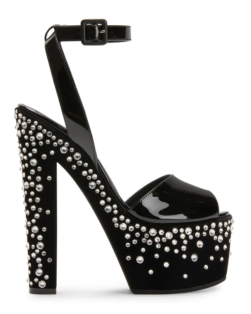 Giuseppe Zanotti TARIFA JEWEL Platforms Black