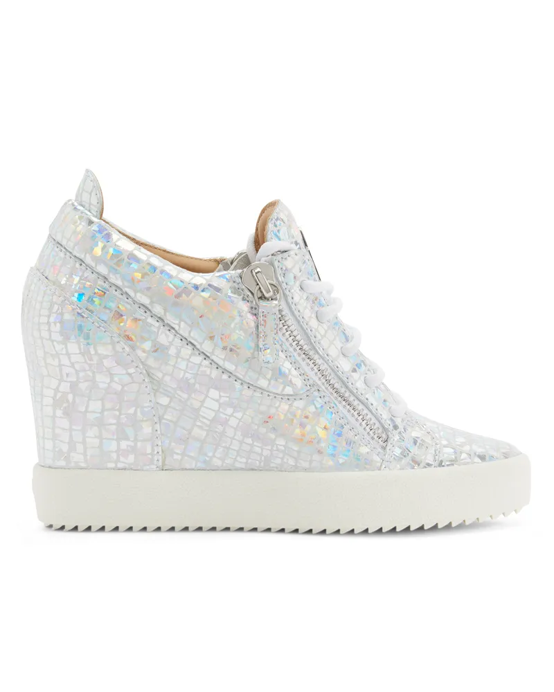 Giuseppe Zanotti ADDY  WEDGE KALEIDO Wedges Silver
