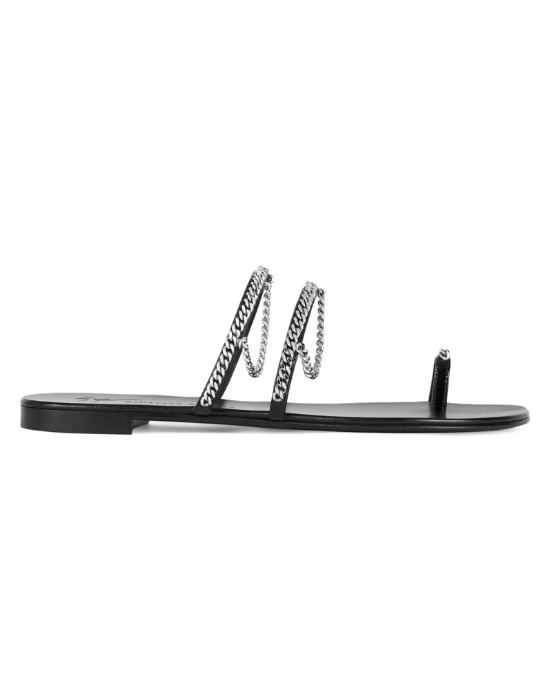 Giuseppe Zanotti CATENA Flats Black