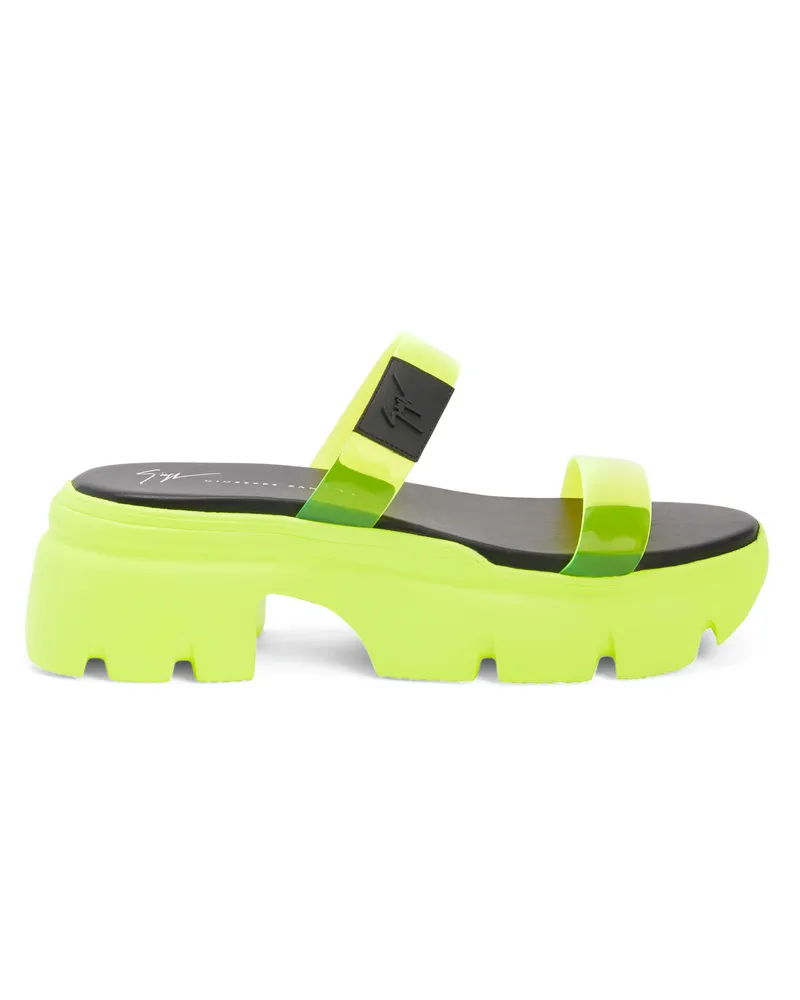 Giuseppe Zanotti APOCALYPSE SUMMER Flats Yellow